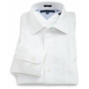 Tommy Hilfiger Men's Textured Slim Fit Solid Dress Shirt White - Košulje - duge - $42.99  ~ 36.92€