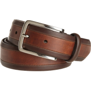 Tommy Hilfiger Men's Vachetta Two Tone Dress Belt Brown - Belt - $28.99 
