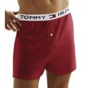 Tommy Hilfiger Men's Victory Knit Boxer Mahogany - Underwear - $18.00 