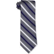 Tommy Hilfiger Men's Virgina Stripe Tie Charcoal - Tie - $59.50 