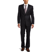 Tommy Hilfiger Men's Windowpane Trim Fit Suit Gray - Sakkos - $650.00  ~ 558.28€