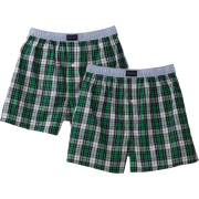 Tommy Hilfiger Men's Yarn Dye Tartan Boxer Green - Underwear - $11.84 
