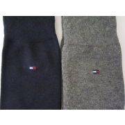 Tommy Hilfiger Mens 4-pack Over-the-calf Dress Socks, Navy Blue / Grey (Fits Mens Shoe Size 7-12) - Underwear - $31.20 