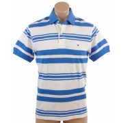 Tommy Hilfiger Mens Classic Fit Short Sleeve Logo Polo Shirt Blue/White - Košulje - kratke - $44.99  ~ 285,80kn