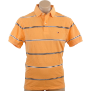 Tommy Hilfiger Mens Classic Fit Short Sleeve Striped Logo Polo Shirt Orange - Košulje - kratke - $49.99  ~ 317,57kn