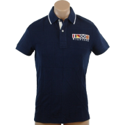 Tommy Hilfiger Mens Custom Fit Nautical Logo Polo Shirt Navy - Košulje - kratke - $49.99  ~ 317,57kn