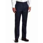Tommy Hilfiger Mens Flat Front Trim Fit 100% Wool Suit Separate Pant Blue - Pants - $77.15 