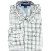 Tommy Hilfiger Mens Long Sleeve Custom Fit Button Front Shirt White/Pink/Blue/Black - Košulje - kratke - $44.99  ~ 285,80kn