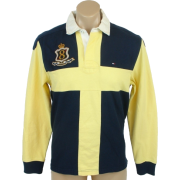 Tommy Hilfiger Mens Regular Fit Long Sleve Cross Rugby Shirt Navy Blue/Yellow - Košulje - duge - $49.99  ~ 317,57kn