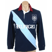 Tommy Hilfiger Mens Regular Fit Long Sleve Sash Rugby Shirt Navy blue - Košulje - duge - $59.99  ~ 51.52€