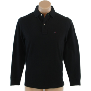 Tommy Hilfiger Mens Regular Fit Long Sleve Solid Color Polo Shirt Black - Košulje - duge - $44.99  ~ 285,80kn