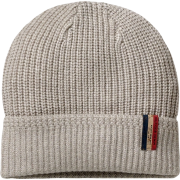 Tommy Hilfiger Mens Ribbed Knit Isaac Beanie Oatmeal - Hat - $45.38 