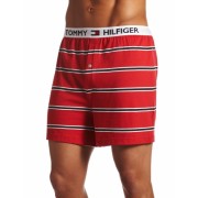 Tommy Hilfiger Mens Selwin Stripe Knit Boxer Brief Mill red - Underwear - $13.98 