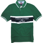 Tommy Hilfiger Mens Slim-Fit S/S Club Rugby Shirt, Green - Košulje - kratke - $60.00  ~ 381,15kn