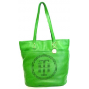 Tommy Hilfiger N/S Leather Green Tote - Hand bag - $129.00 