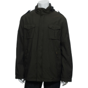 Tommy Hilfiger Olive LS Military Jacket Olive - Jacket - coats - $112.00 