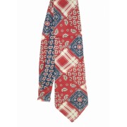 Tommy Hilfiger Patchwork Print Tie Red - Tie - $22.93 