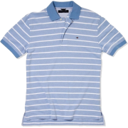 Tommy Hilfiger Shirt, Hudson Classic Fit Stripe Polo Shirt la brea blue - Košulje - kratke - $49.50  ~ 314,45kn