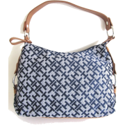 Tommy Hilfiger Small Hobo Handbag Purse, Blue - Hand bag - $63.98 