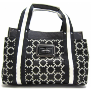 Tommy Hilfiger Small Iconic "H-Logo" Tote in Black, Alpaca (TH HANDBAGS, TOTES, PURSES, BAGS) - Borse - $79.00  ~ 67.85€