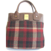 Tommy Hilfiger Small Tommy Tote Handbag Purse, Multi Plaid - Hand bag - $76.00 