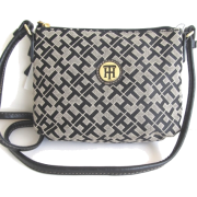 Tommy Hilfiger Small Xbody Cross Body Handbag, Black Alpaca - Hand bag - $55.00 