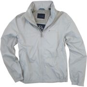Tommy Hilfiger Sport Tek Packable Windbreaker Jacket Light Grey - Jacket - coats - $130.00 