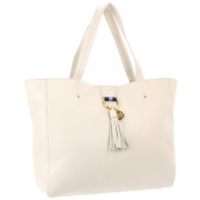 Tommy Hilfiger Tasseled Pebble Small Tote Winter White - Borse - $188.00  ~ 161.47€