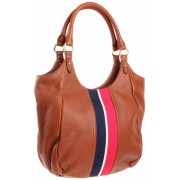 Tommy Hilfiger Th Logo Pebble Satchel Saddle - Hand bag - $228.00 