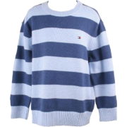 Tommy Hilfiger Toddler Boys/Boys Blue Striped Crewneck Sweater - Пуловер - $39.95  ~ 34.31€