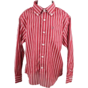 Tommy Hilfiger Toddler Boys/Boys Red Striped Long Sleeved Oxford Shirt - Košulje - duge - $38.95  ~ 247,43kn