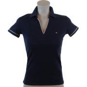 Tommy Hilfiger Women Classic Fit Buttonless Logo Polo Shirt Navy - Košulje - kratke - $39.99  ~ 254,04kn