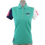 Tommy Hilfiger Women Classic Fit Logo Polo Shirt Light Green/White/Navy - Košulje - kratke - $49.99  ~ 317,57kn