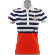 Tommy Hilfiger Women Classic Fit Logo Polo Shirt Orange/Navy/White - Košulje - kratke - $49.99  ~ 317,57kn