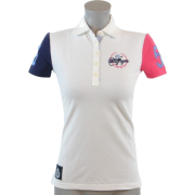 Tommy Hilfiger Women Classic Fit Logo Polo Shirt White/Navy/Pink - Košulje - kratke - $49.99  ~ 317,57kn