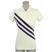 Tommy Hilfiger Women Classic Fit Sash Logo Polo Shirt Cream - Košulje - kratke - $39.99  ~ 254,04kn