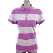 Tommy Hilfiger Women Classic Fit Striped Logo Polo Shirt Purple/Light Purple - Košulje - kratke - $39.99  ~ 254,04kn