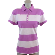 Tommy Hilfiger Women Classic Fit Striped Logo Polo Shirt Purple/Light Purple - Košulje - kratke - $39.99  ~ 254,04kn