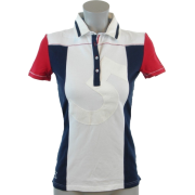 Tommy Hilfiger Women Slim Fit Logo Polo Shirt White/Navy/Red - Košulje - kratke - $54.99  ~ 349,33kn