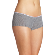 Tommy Hilfiger Women's Classic Boy Short, Navy Stripe, Large - Underwear - $9.00 