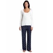 Tommy Hilfiger Women's Flannel Pant Gift Set Snow White/Duck - Pants - $44.93 