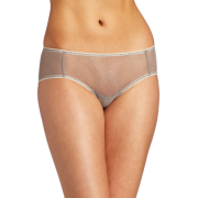 Tommy Hilfiger Women's Point D'Espirit Bikini Frost Grey - Underwear - $6.99 
