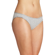 Tommy Hilfiger Women's Ruched Bikini Grey Pindot - Underwear - $9.00 