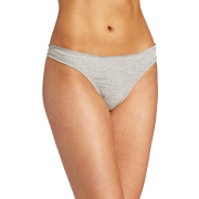 Tommy Hilfiger Women's Ruched Thong Grey Dot - Thongs - $9.00 