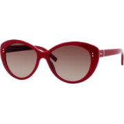 Tommy Hilfiger Women's TH1084S Cat Eye Sunglasses,Red Frame/Brown Gradient Lens,One Size - Sunglasses - $130.91 