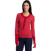 Tommy Hilfiger Women's Thermal Shirt, Tango Snowflake, X-Large - Košulje - duge - $26.60  ~ 22.85€