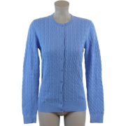 Tommy Hilfiger Womens Cable Knit Cardigan Sweater Blue - Cardigan - $44.99  ~ 38.64€