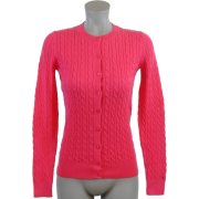 Tommy Hilfiger Womens Cable Knit Cardigan Sweater Pink - Cardigan - $44.99  ~ 38.64€
