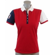 Tommy Hilfiger Womens Slim Fit Logo Polo Shirt Red/White/Navy - Košulje - kratke - $49.99  ~ 317,57kn