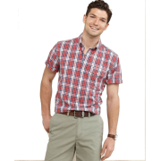 Tommy Hilfiger classic fit short sleeve Shirt Red Plaid - Košulje - kratke - $45.00  ~ 285,87kn